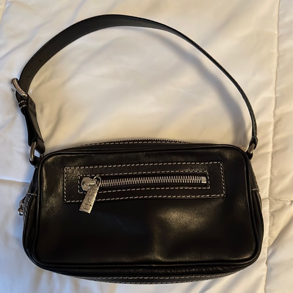 Michael Kors black leather purse.